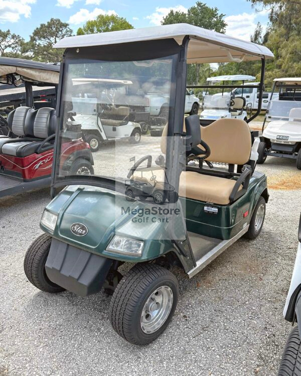 2010 StarEV Classic 2 – Street Legal Electric Golf Cart (Jade Green)