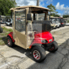 2014 EZGO TXT – 2 Passenger Electric Golf Cart (Pure Red)