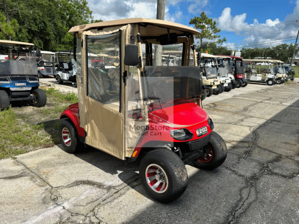 2014 EZGO TXT – 2 Passenger Electric Golf Cart (Pure Red)