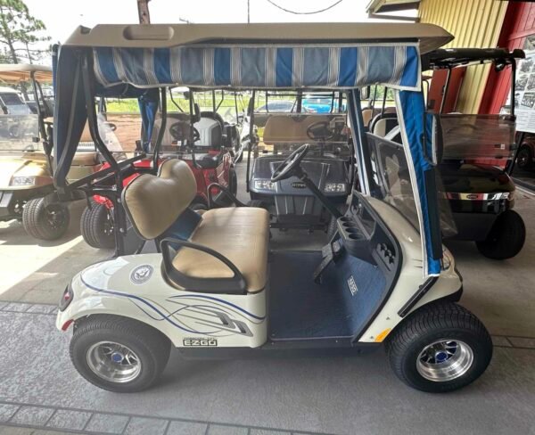 2014 EZGO TXT – 2 Passenger Electric Golf Cart (White)