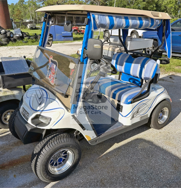 2014 EZGO TXT – 2 Passenger Electric Golf Cart (White)