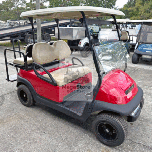 2015 Club Car Precedent – 4 Passenger Electric Golf Cart (Red)