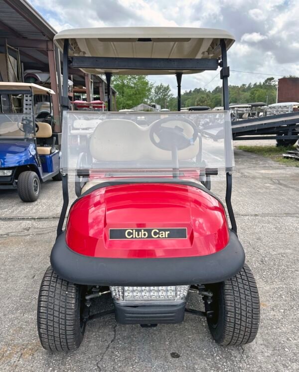 2015 Club Car Precedent – 4 Passenger Electric Golf Cart (Red)
