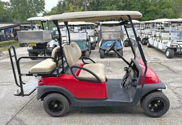 2015 Club Car Precedent – 4 Passenger Electric Golf Cart (Red)