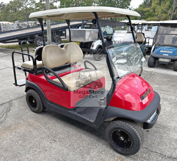 2015 Club Car Precedent – 4 Passenger Electric Golf Cart (Red)