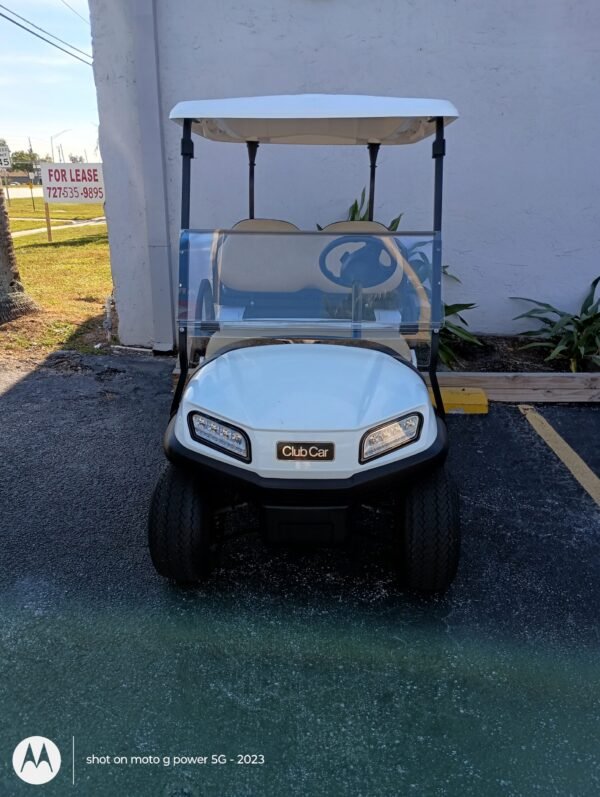 2021 Club Car Tempo – 4 Passenger Lithium Golf Cart (Arctic White)