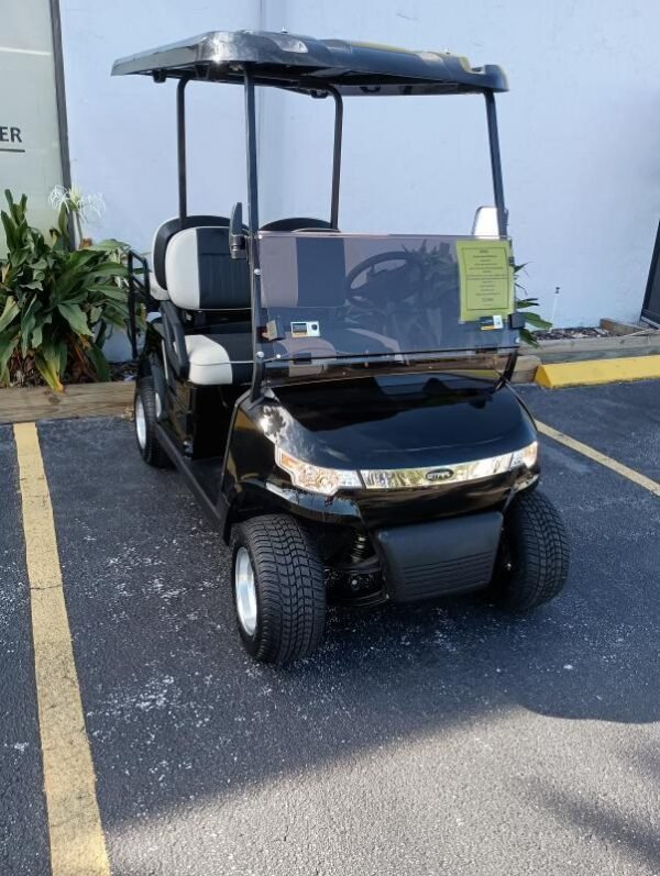 2022 StarEV Capella 2+2 – 4 Passenger Lithium Golf Cart (Jet Black)