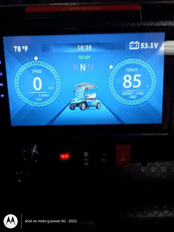 2025 Alset GM 2+2 – Lithium Golf Cart (Pure Red)