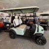 2025 Brad Conquest Roxie H40 – 4 Passenger Lithium Golf Cart (Pastel Sea Foam Green) 2 2025 Brad Conquest Roxie H40 – 4 Passenger Lithium Golf Cart (Pastel Sea Foam Green)