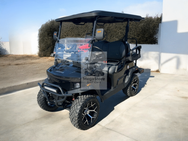 2025 DenagoEV Nomad XL – 6 Passenger Lithium Golf Cart (Jet Black)