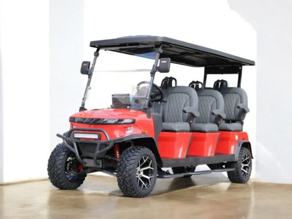 2025 DenagoEV Rover XXL – 6 Passenger Lithium – Scarlet