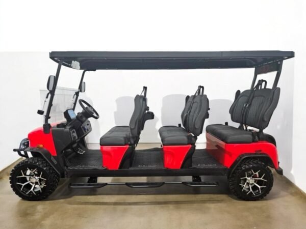 2025 DenagoEV Rover XXL – 6 Passenger Lithium – Scarlet