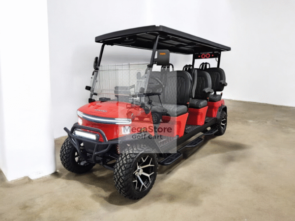 2025 DenagoEV Rover XXL – 6 Passenger Lithium – Scarlet