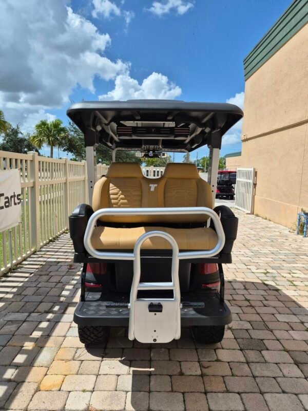 2025 Evolution Tara Explorer 2+2 – 4 Passenger Lithium Golf Cart (Flamenco Red)