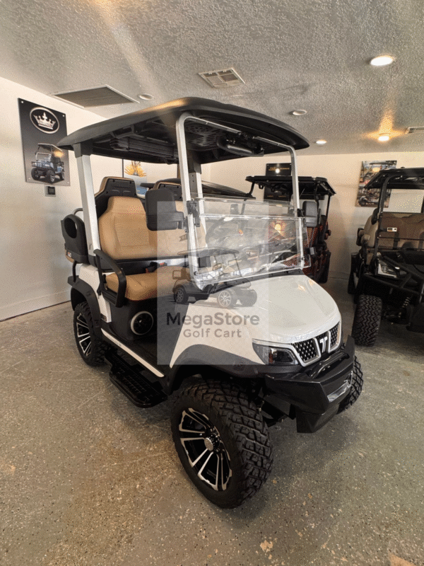 2025 Evolution Tara Explorer 2+2 – 4 Passenger Lithium Golf Cart (Gray) 2025 Evolution Tara Explorer 2+2 – 4 Passenger Lithium Golf Cart (Gray)