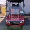 2025 Solana XA 4 Forward – 4 Passenger Lithium Golf Cart (Cherry Red)