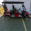 2025 Solana XA 4 Forward – 4 Passenger Lithium Golf Cart (Cherry Red)