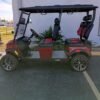 2025 Solana XA 4 Forward – 4 Passenger Lithium Golf Cart (Cherry Red)