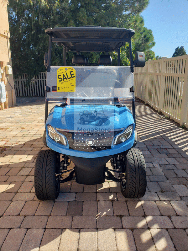 2025 Solana XA 4 Forward – 4 Passenger Lithium Golf Cart (Coastal Blue)