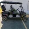 2025 Solana XA 4 Forward – 4 Passenger Lithium Golf Cart (Jet Black)