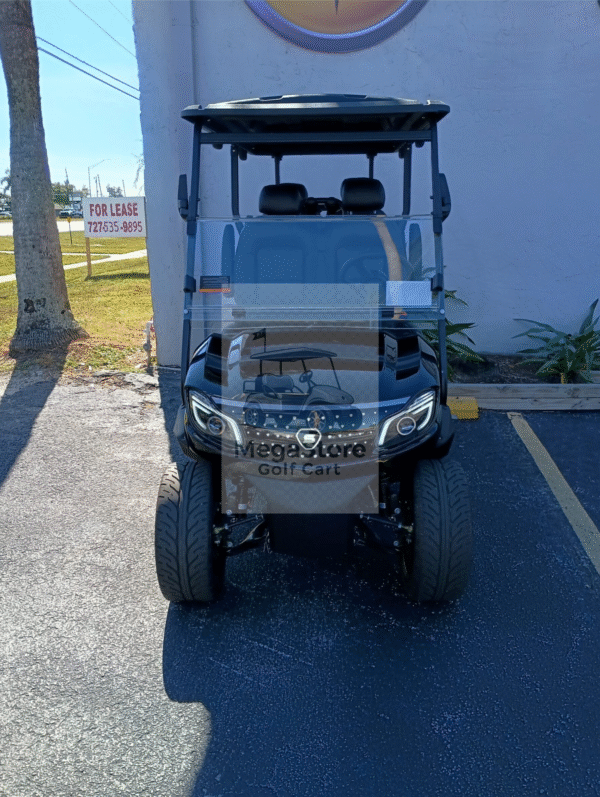 2025 Solana XA 4 Forward – 4 Passenger Lithium Golf Cart (Jet Black)