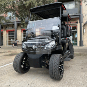 2025 Solana XA 4 Forward – 4-Passenger Lithium Golf Cart (Metallic Black)