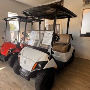 2025 Yamaha Drive2 PTV – 2 Passenger Electric Golf Cart (Glacier White)