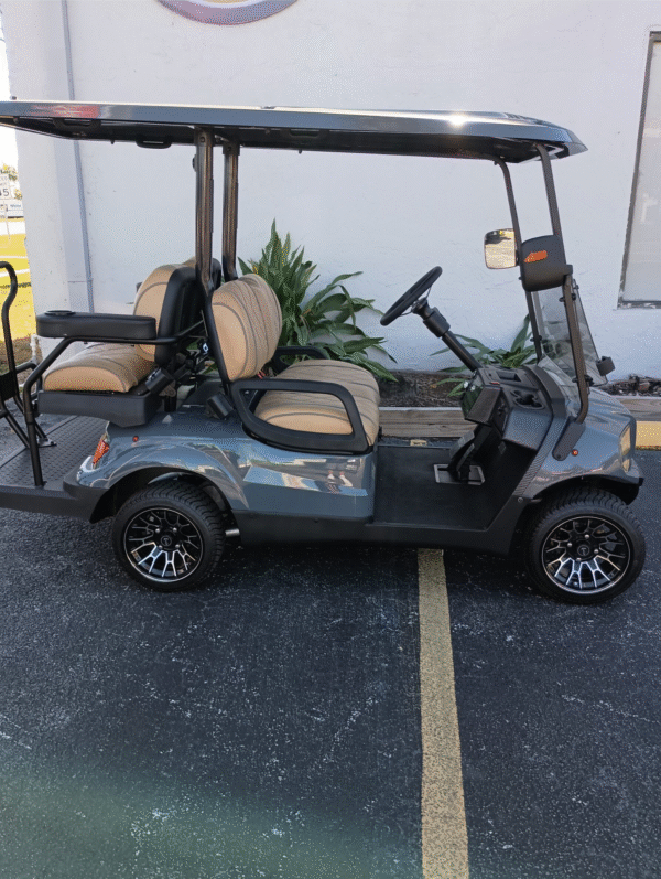 2026 Alset Commander 2+2 – 4 Passenger Lithium Golf Cart (Carbon Flash Metallic)