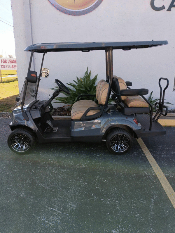 2026 Alset Commander 2+2 – 4 Passenger Lithium Golf Cart (Carbon Flash Metallic)