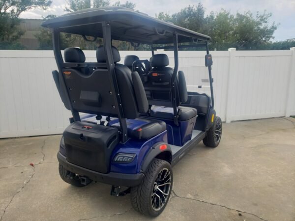 2026 Solana XA 4 Forward – 4-Passenger Lithium Golf Cart (Admiral Blue)
