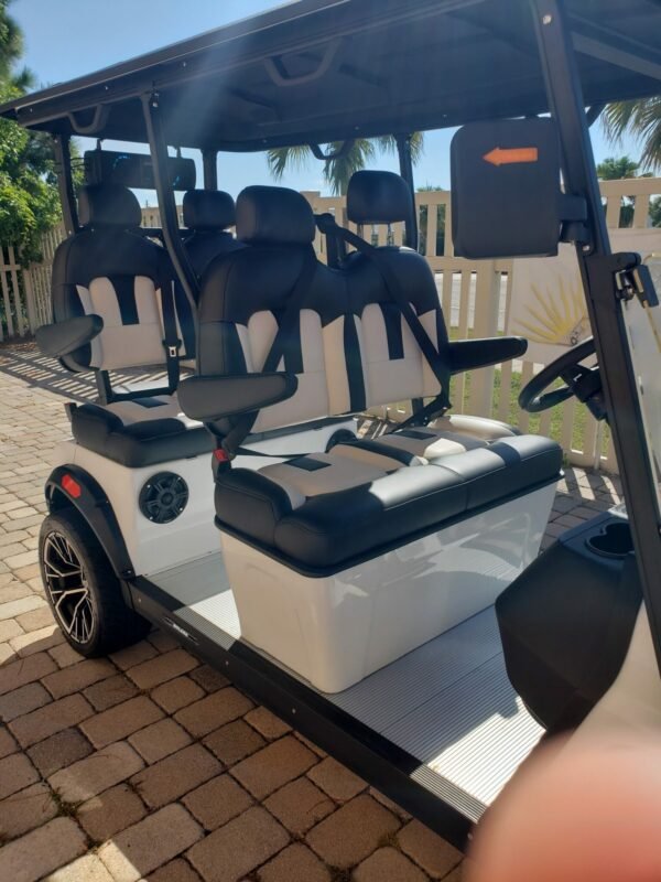 2026 Solana XA 4 Forward – 4 Passenger Lithium Golf Cart (Oster White)